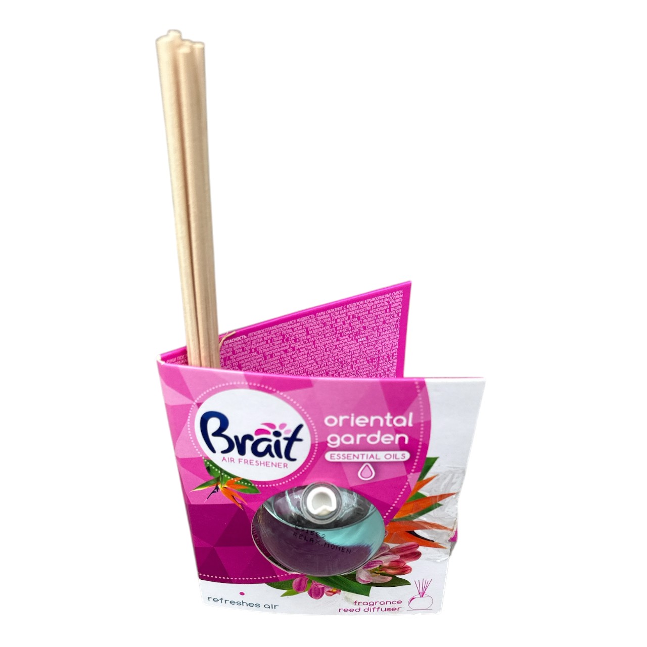 Brait Oriental Garden Odorizant camera cu betisoare, 40 ml