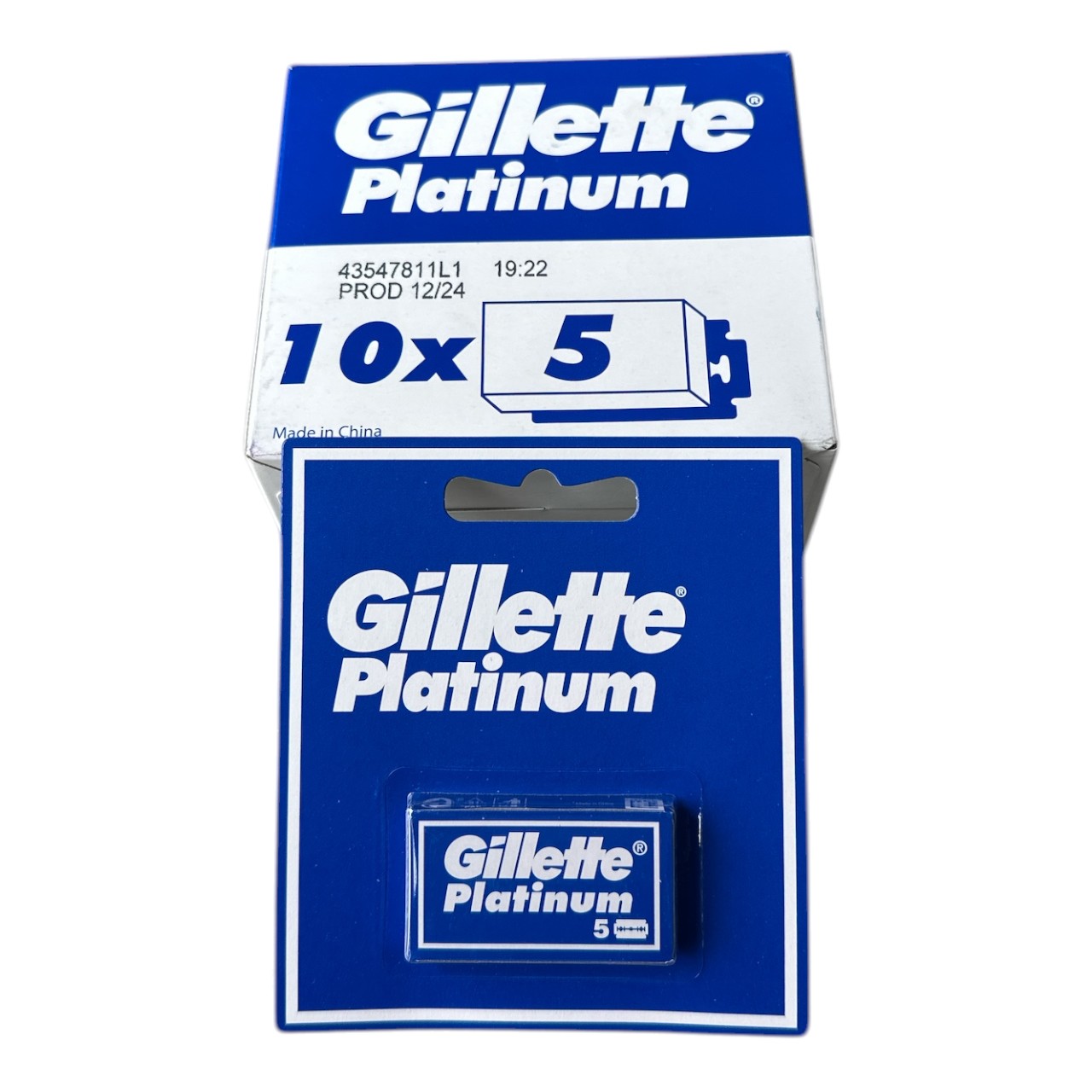 Gillette Platinum Lame de ras (barbierit), 50 bucati - imagine 2