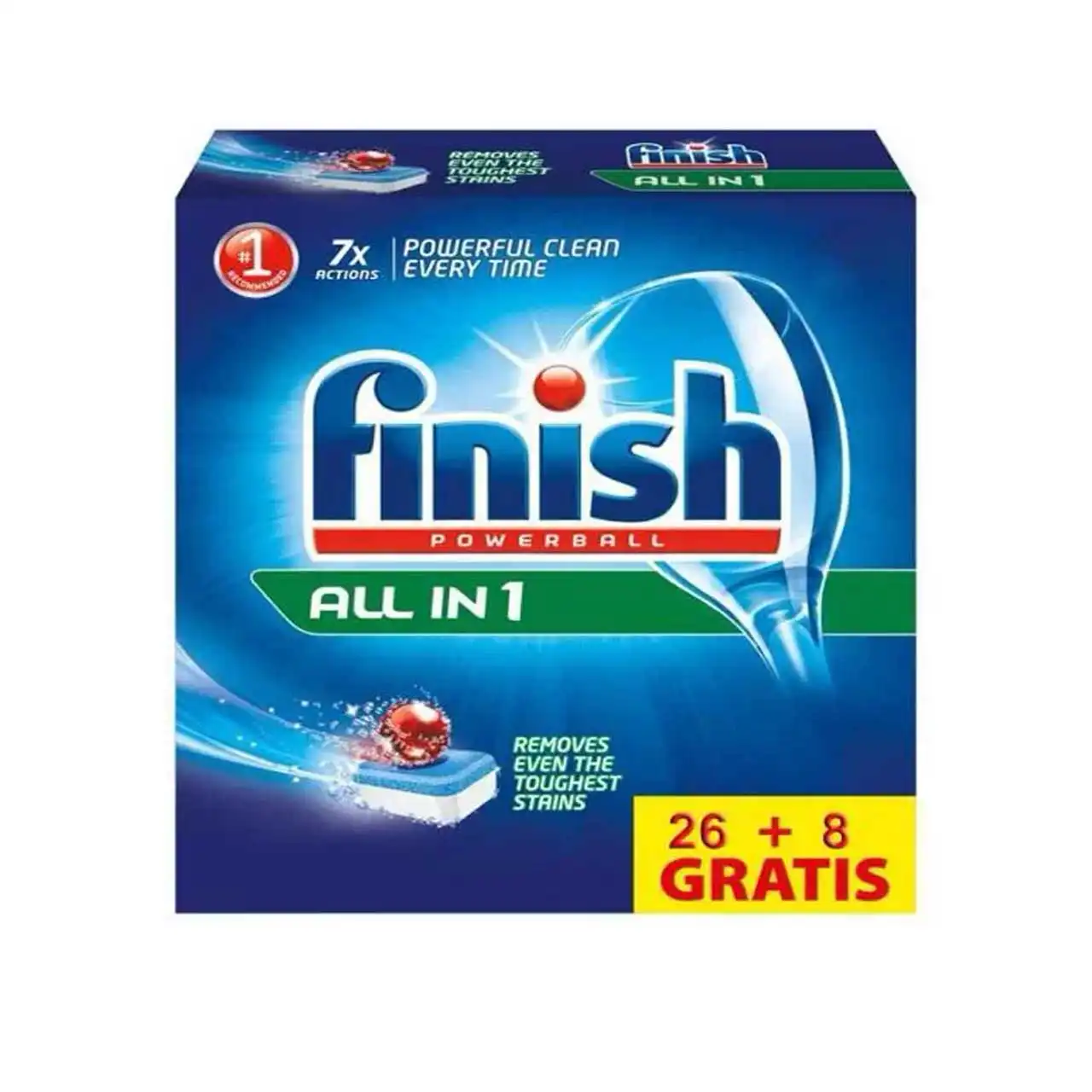 Detergent vase automat Finish All In One 26 8 buc 2