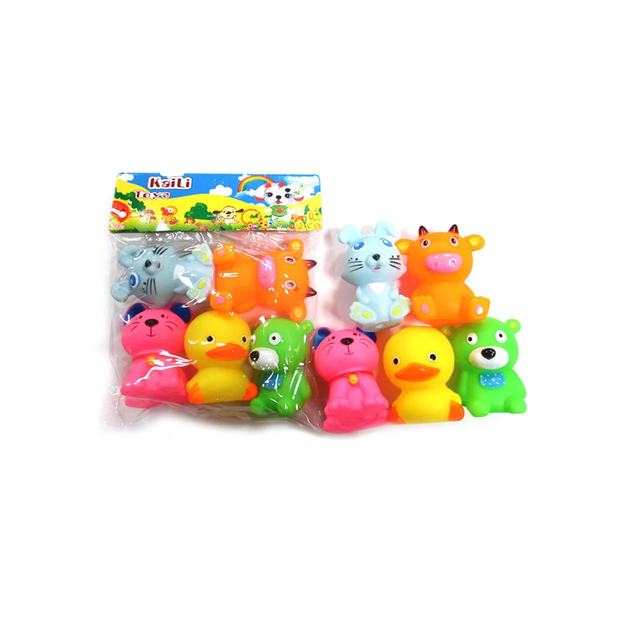 animalute chitaitoare din plastic set 5 bucati 1