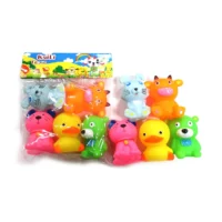 animalute chitaitoare din plastic set 5 bucati 2