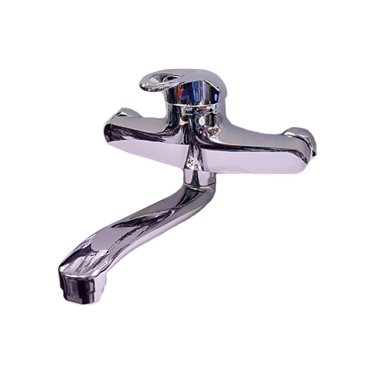 baterie monocomanda de perete pentru bucatarie cu pipa lunga