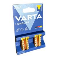 Baterii AAA Varta (Alkaline) Long Life, 4 bucati
