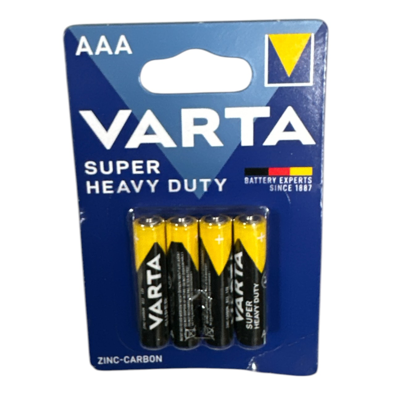 Baterii AAA Varta Super Heavy Duty 4 bucati