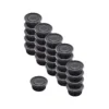boluri supa plastic cu capac negre 300 ml 25 buc 1
