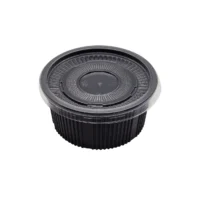 boluri supa plastic cu capac negre 300 ml 25 buc 2