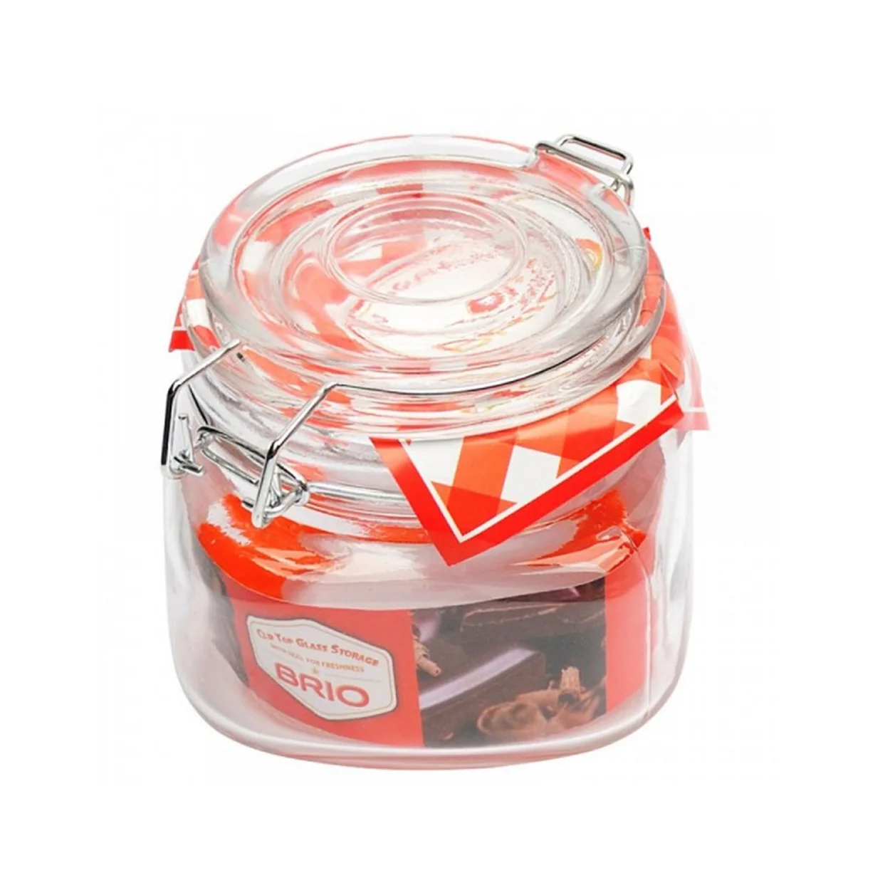 borcan sticla cu capac inchidere ermetica 750 ml 2