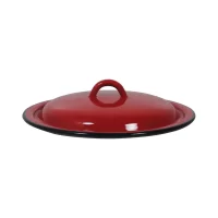 capac emailat bombat 25 cm rosu 1