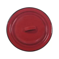 capac emailat bombat 25 cm rosu 2