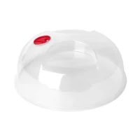 capac plastic cuptor cu microunde 30 cm transparent 2
