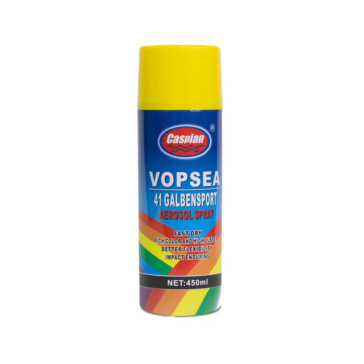 caspian vopsea spray reparatii rapide metal lemn galben 450ml 1