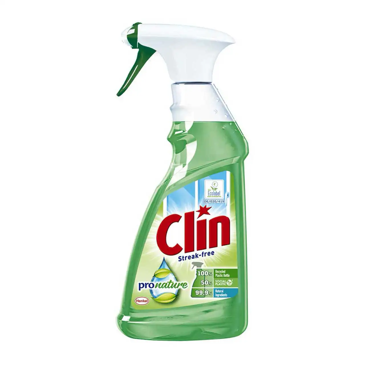clin pro nature solutie de geamuri cu pulverizator 500ml 2