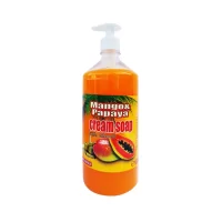 cloret sapun lichid crema 1l cu pompita mango si papaya 2