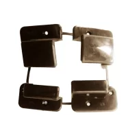 coltar plastic pentru fixare plasa de tantari maro 4 buc 2