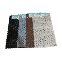 covor baie din pvc dreptunghiular model litere 69x39 cm 2