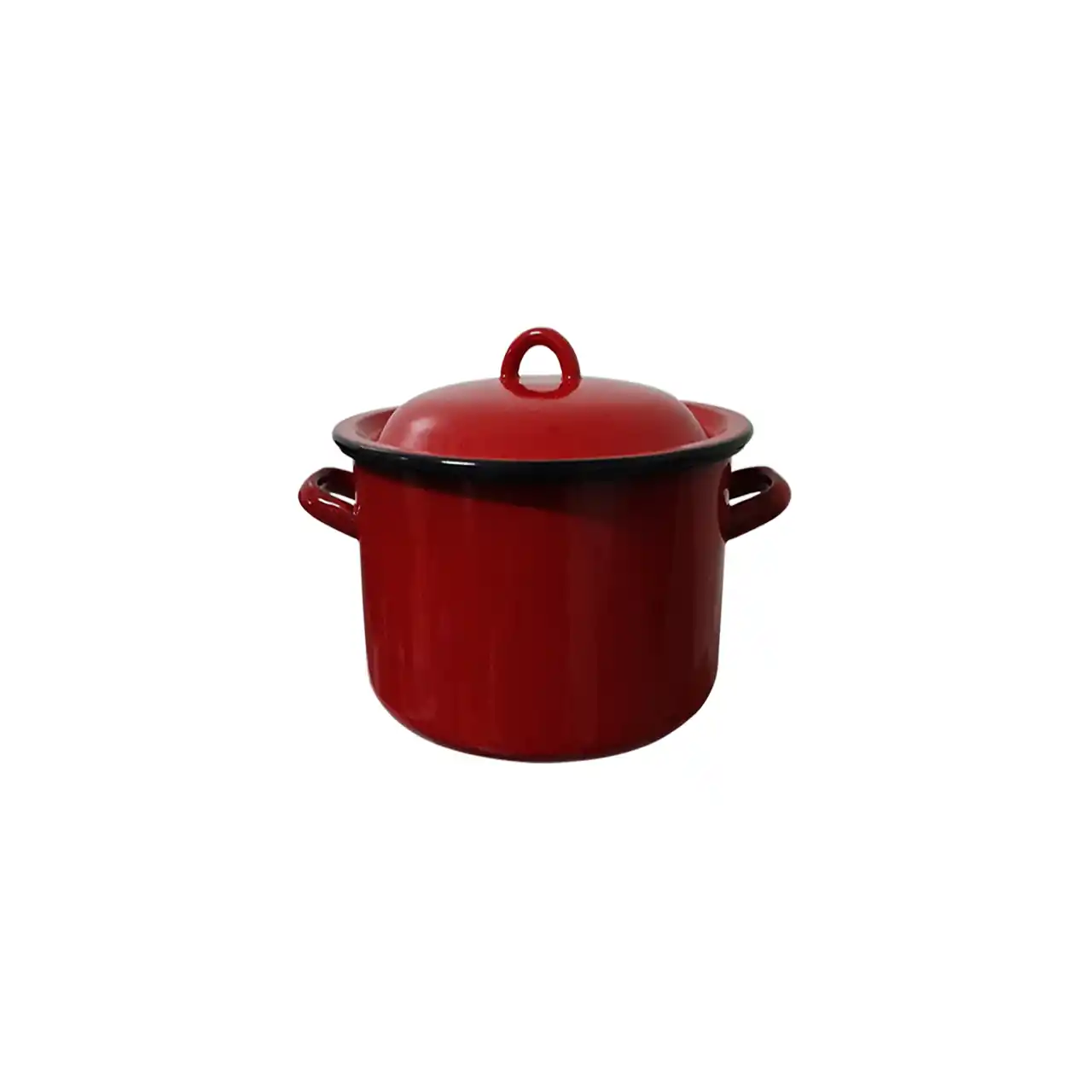 craticioara emailata 1 5 l cu capac rosie 2