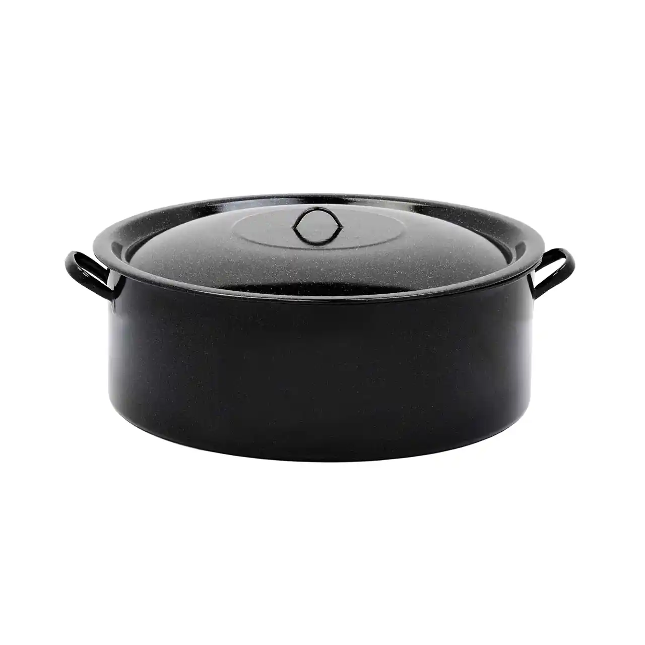 cratita emailata 30 litri cu capac 1