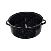 cratita emailata 8 l neagra 2