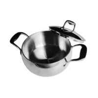 cratita inox cu capac 2 litri 18 cm 1