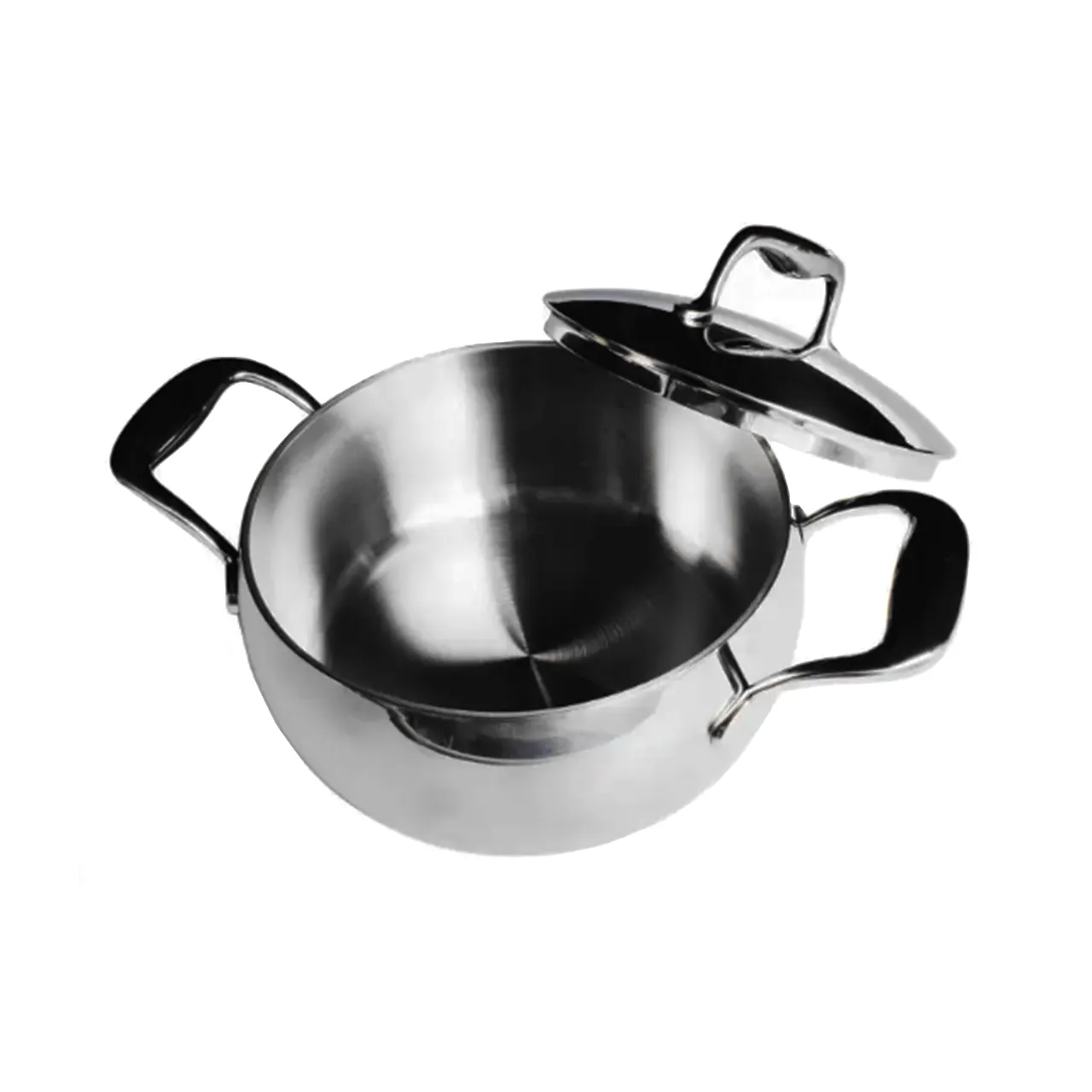 cratita inox cu capac 2 litri 18 cm 1