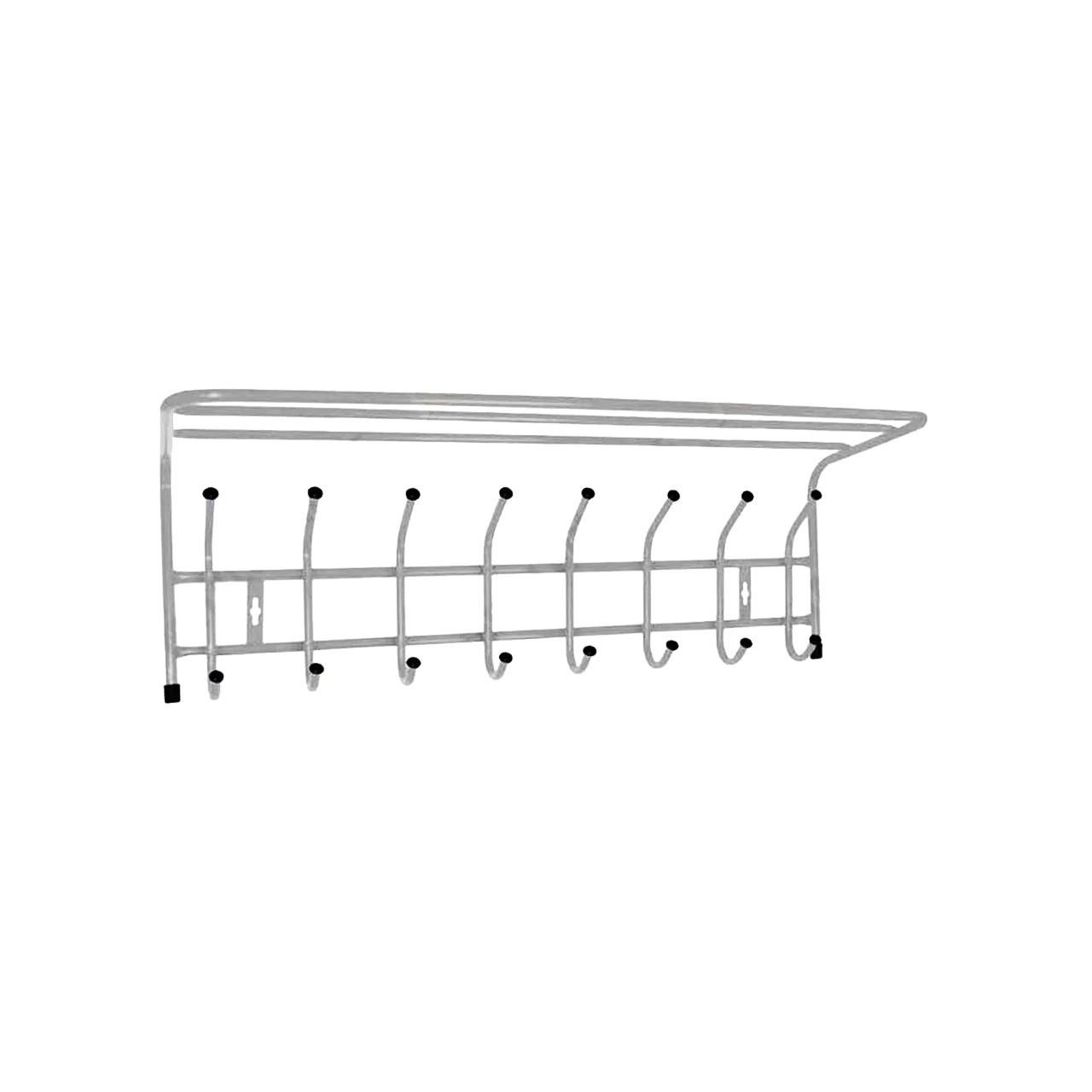 cuier perete metalic alb 16 agatatori 1