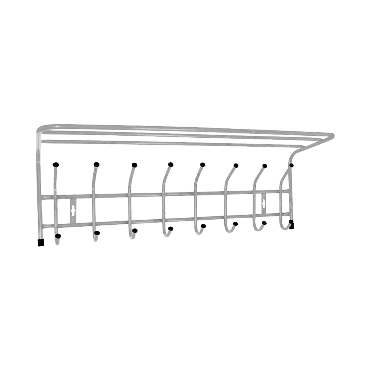 cuier perete metalic alb 16 agatatori 2