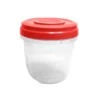 cutie alimentara cu capac din plastic transparenta 750 ml 1