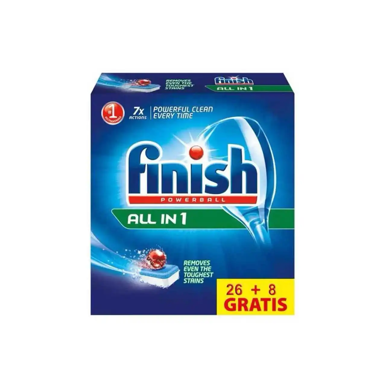 detergent vase automat finish all in one 26 8 buc 1