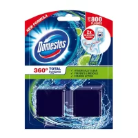 domestos 360 total hygiene odorizant wc lime 2x50 g 2