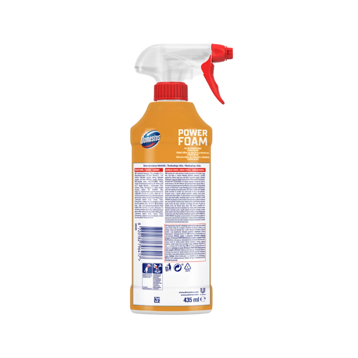 domestos power foam solutie curatare baie citrus blast 435 ml 2