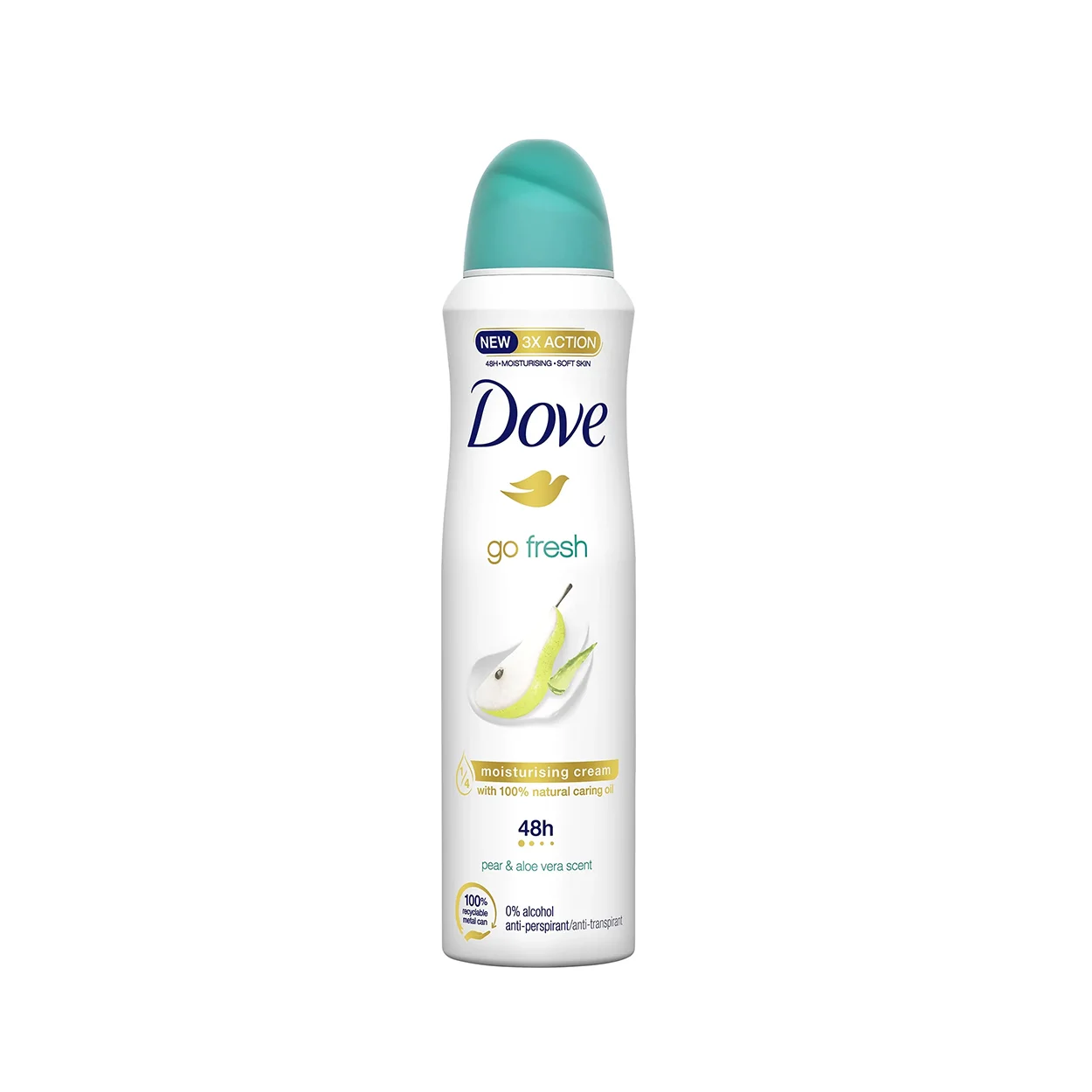 dove go fresh antiperspirant deo spray cu pere si aloe vera 150ml 1