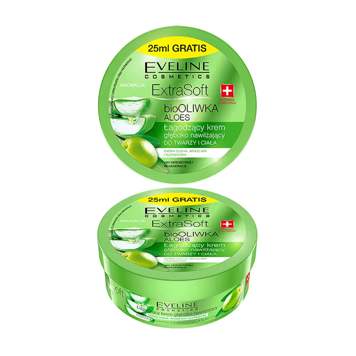 eveline crema fata si corp cu masline bio si aloe vera 175 ml 2