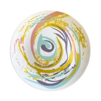 farfurie intinsa pentru desert din opal model spirala 19 5 cm 2