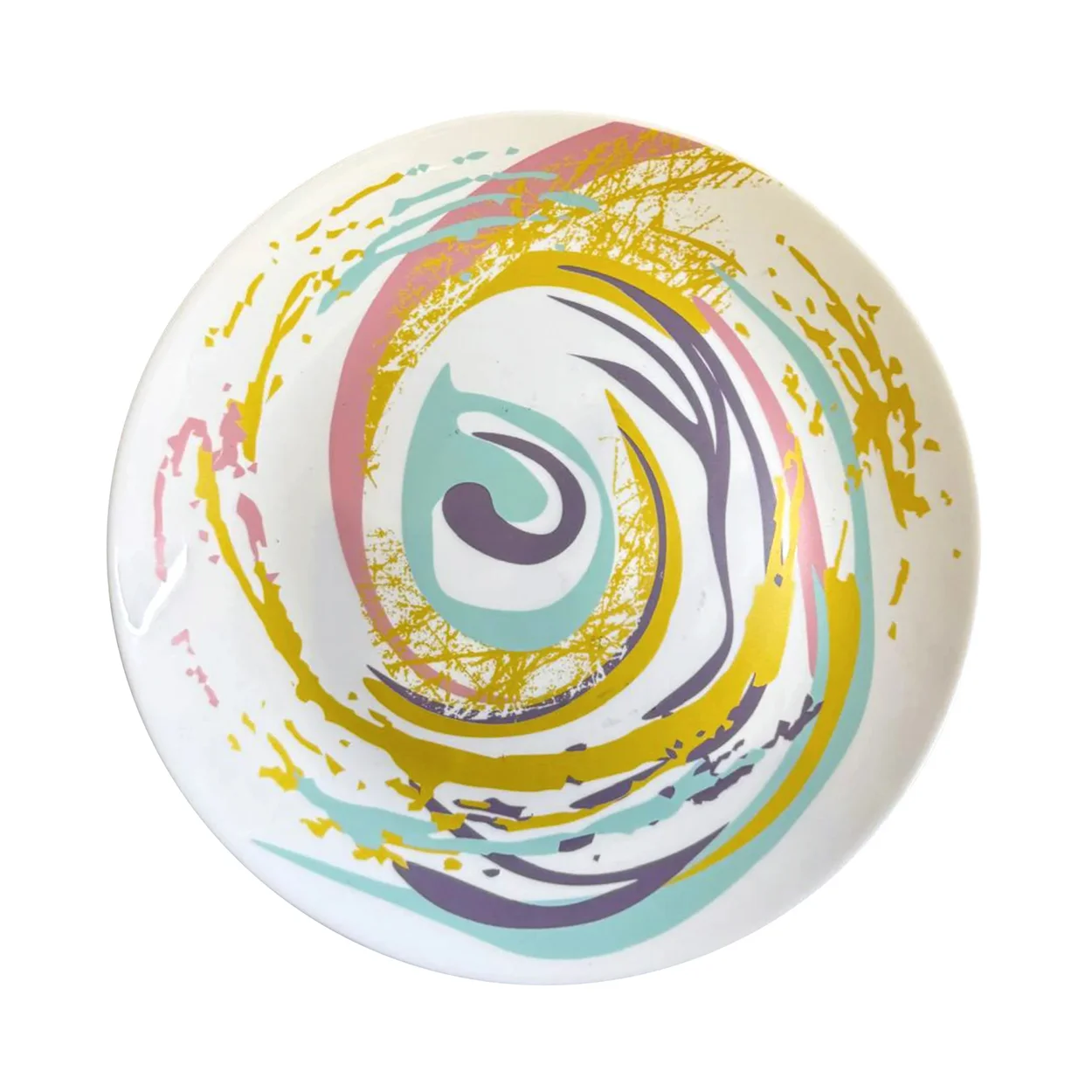 farfurie intinsa pentru desert din opal model spirala 19 5 cm 2