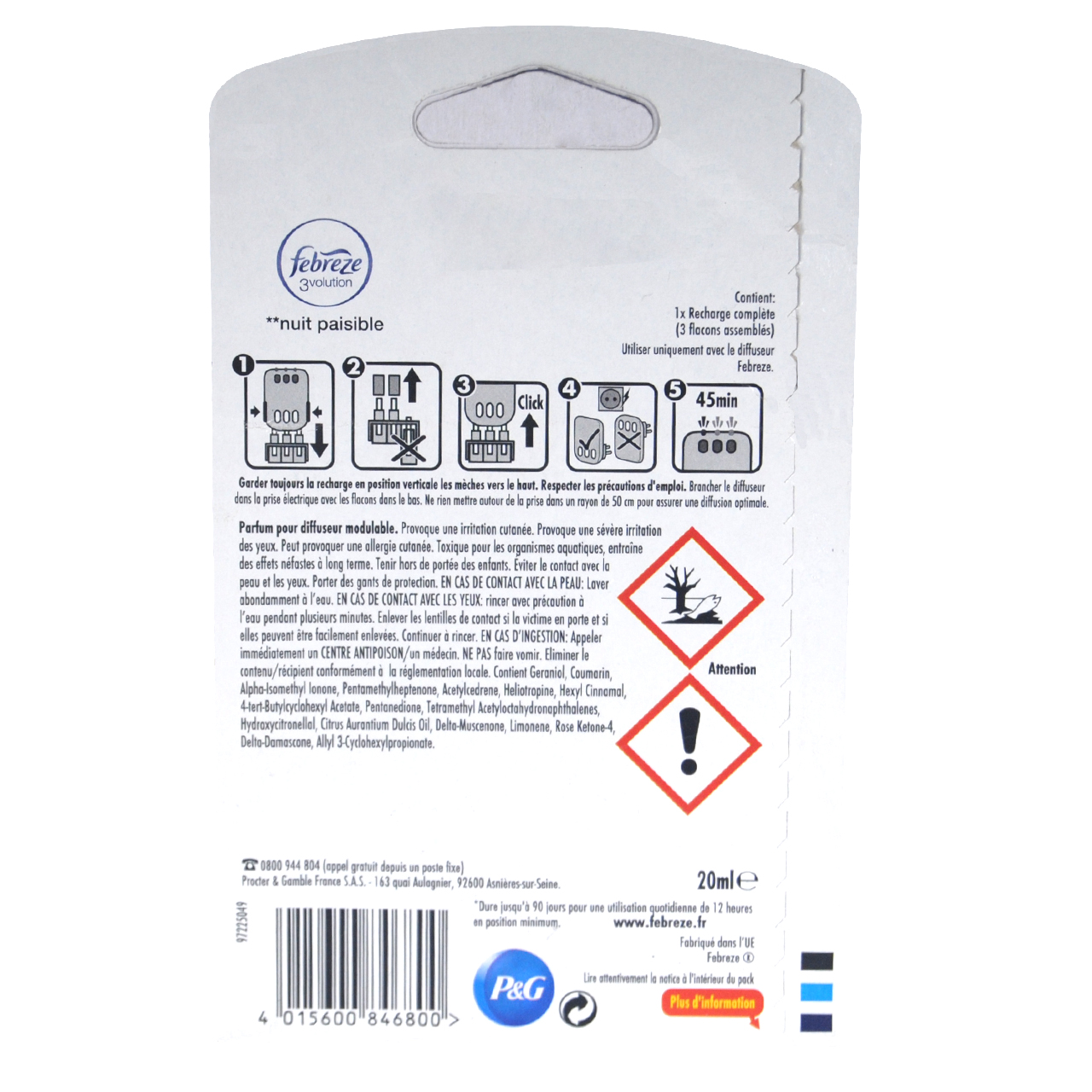 febreze 3voltion sleep serenity 2