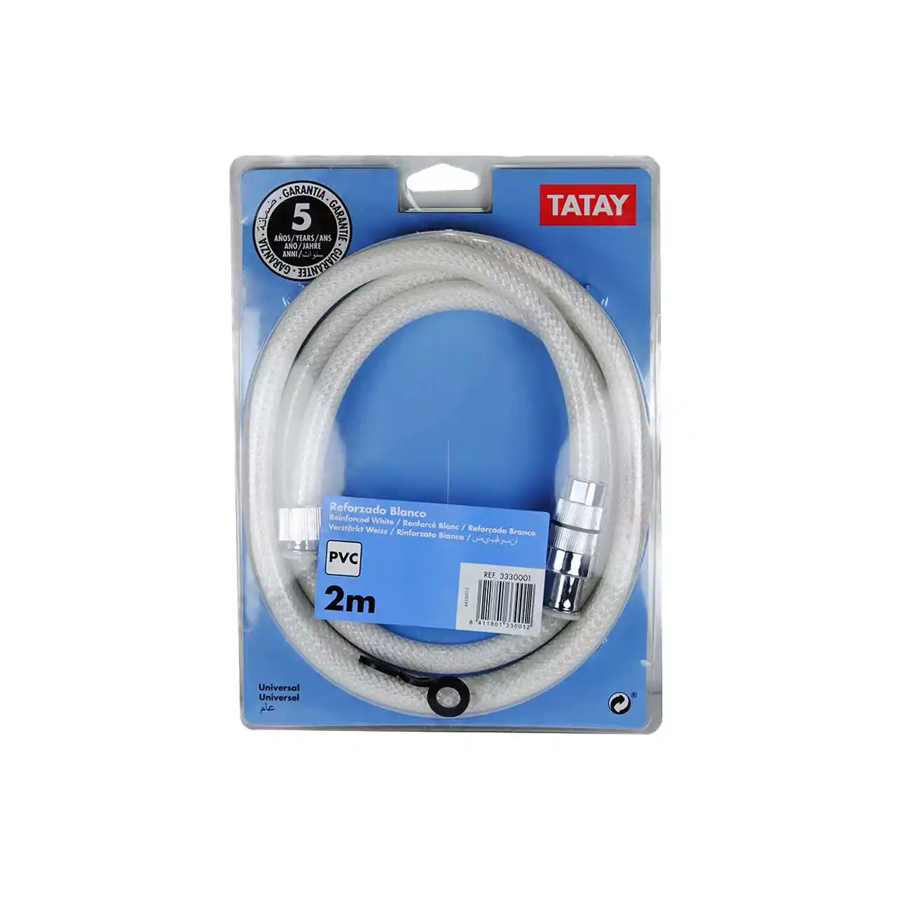 furtun de dus alb 2 m