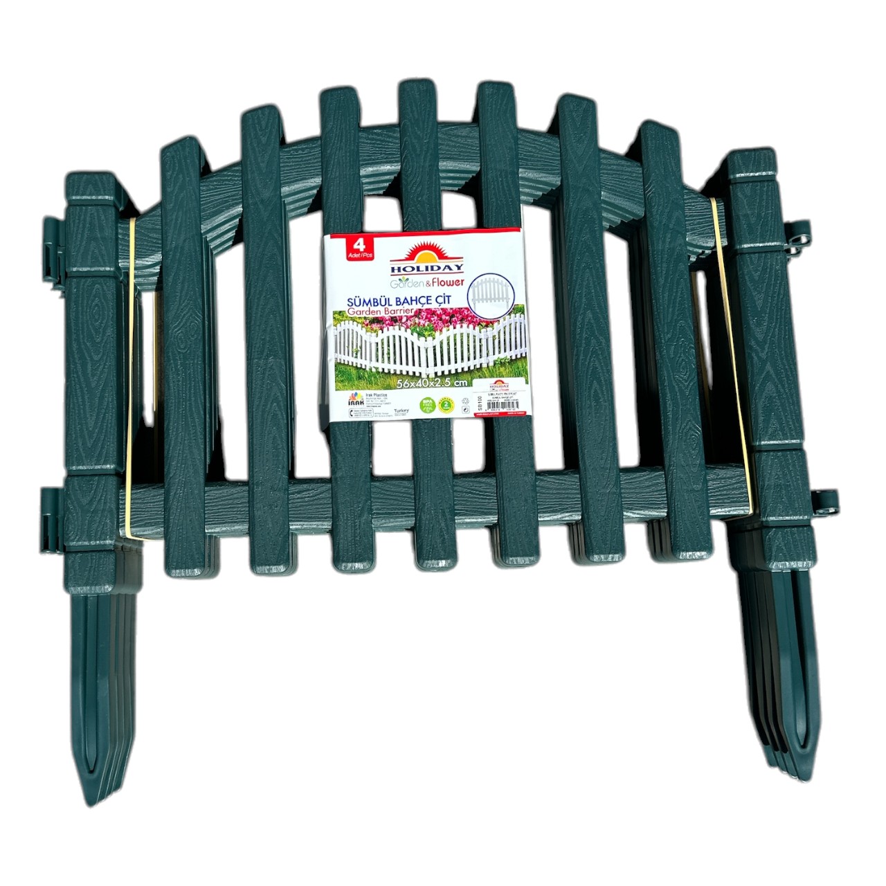 Gardulet decorativ din plastic de gradina 56x40x2.5 cm 4 buc - imagine 3