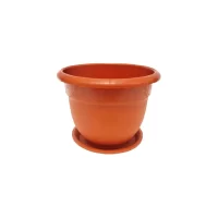 ghiveci plastic mic 14 cm maro 2