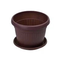 giveci plastic 15 cm maro model mediteranean 2