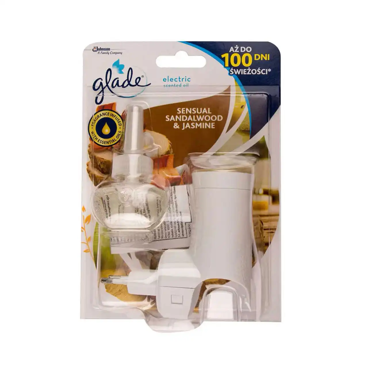 glade aparat electric cu rezerva sensual sandalwood jasmine 20 ml 1