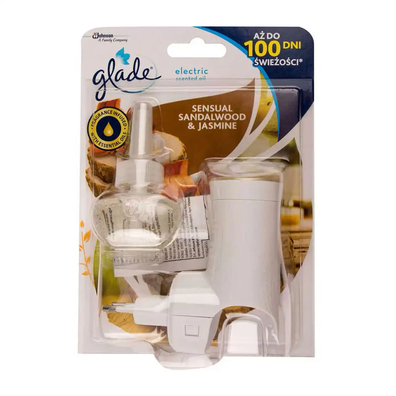 glade aparat electric cu rezerva sensual sandalwood jasmine 20 ml 2