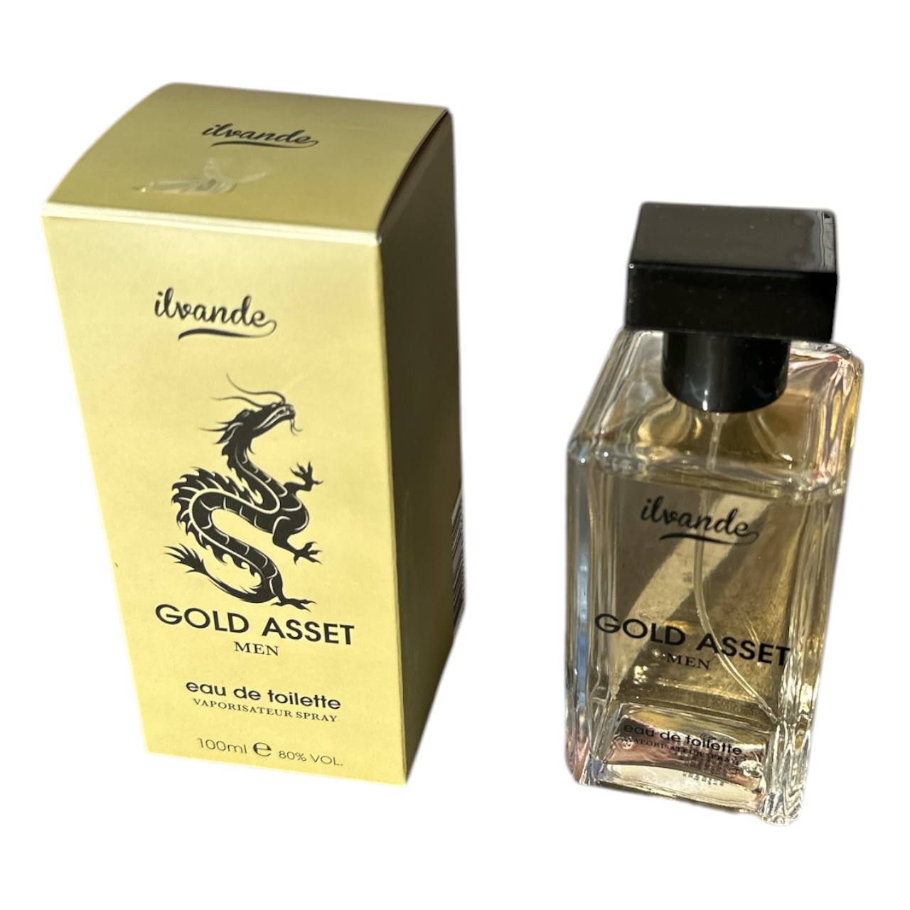 Ilvande Men Apa de toaleta Gold Asset, 100 ml - imagine 2