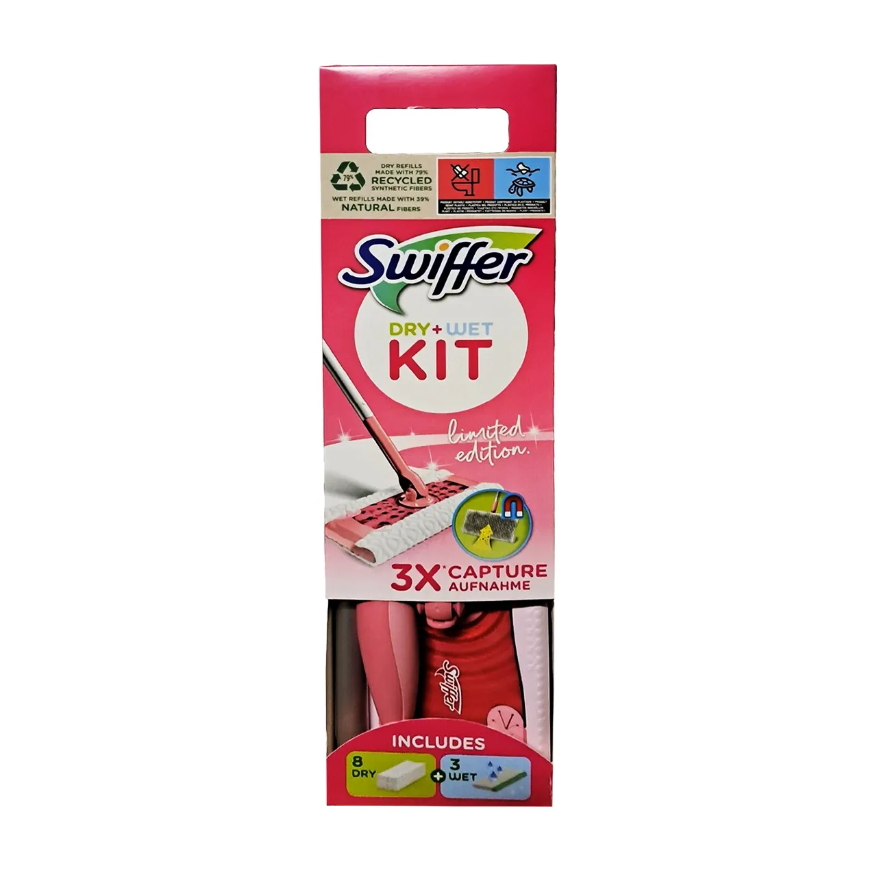 kit swiffer mop dry and wet cu 3 rezerve umede si 8 uscate 2