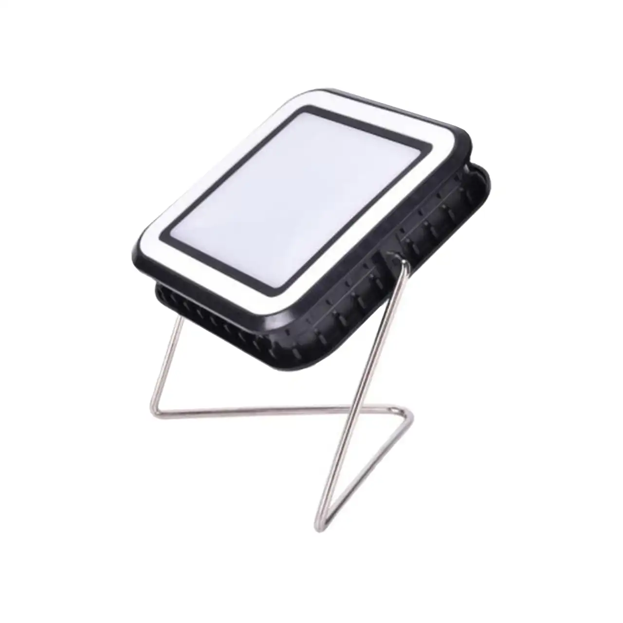 lampa led camping cu incarcare solara patrata 1