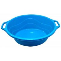 lighean oval cu manere 25l albastru