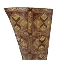 linoleum pvc trafic mediu model gresie maro 1 m 2