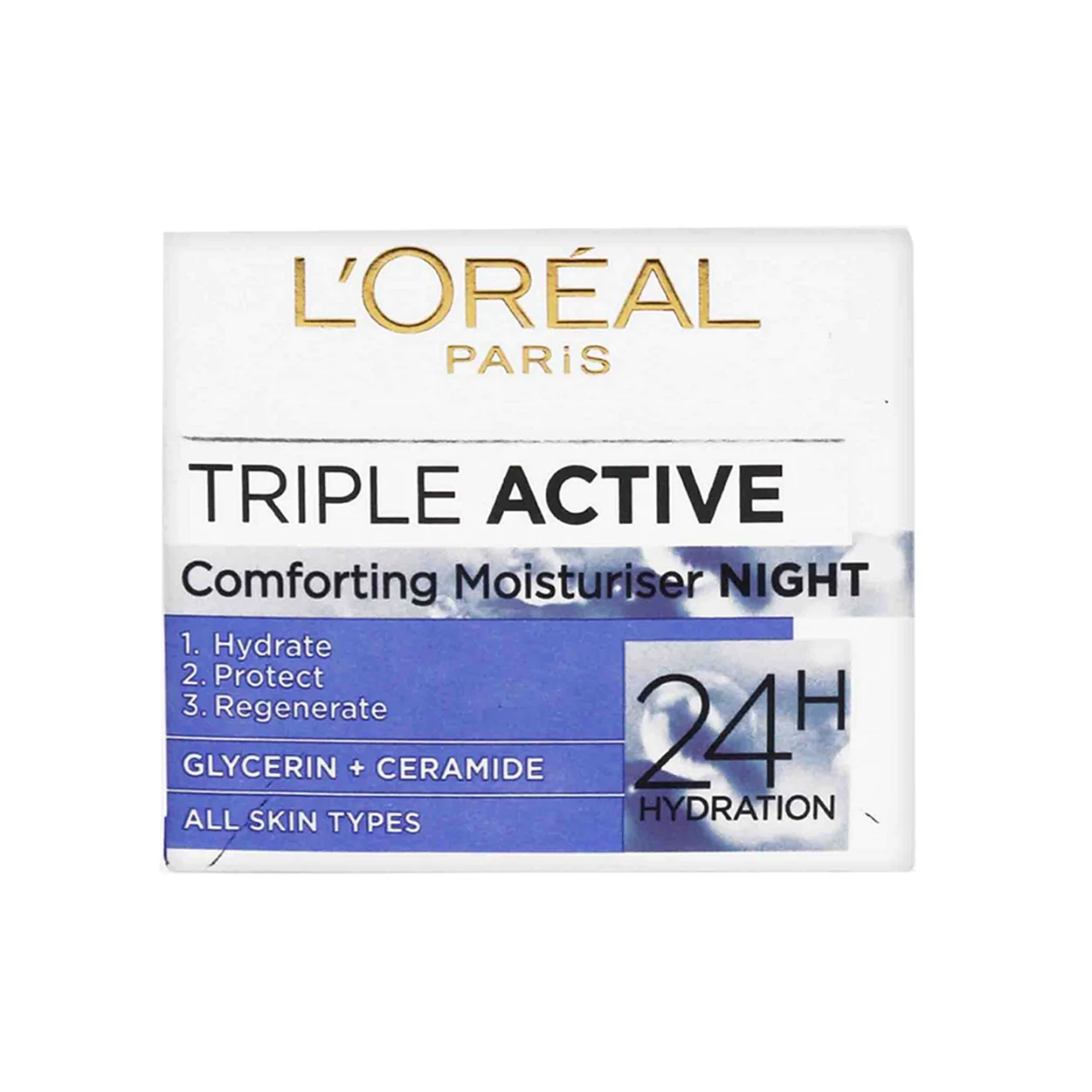 loreal triple active crema de noapte cu glicerina si ceramida 50 ml 1