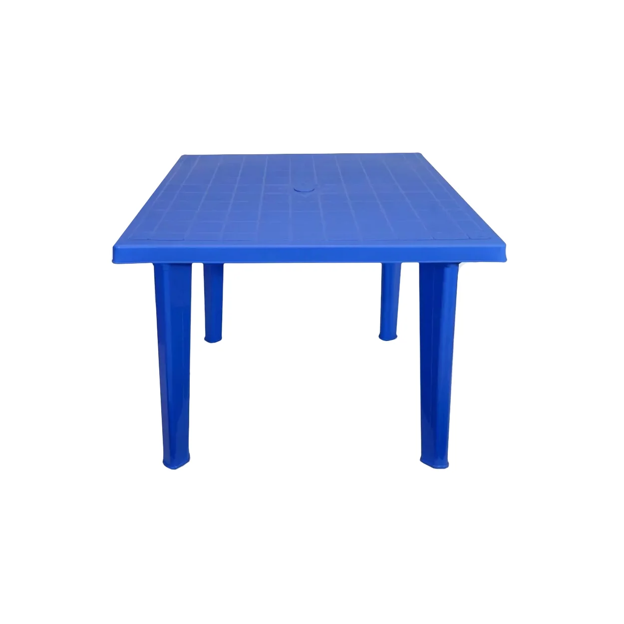 masa patrata din plastic pentru gradina albastra 1
