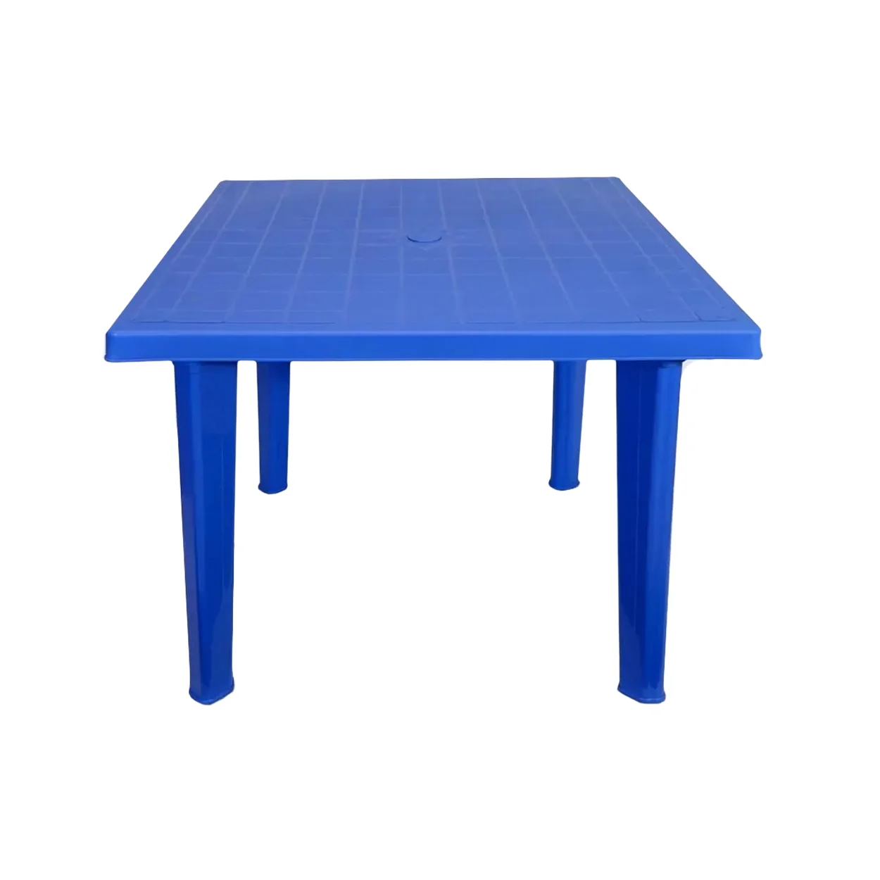 masa patrata din plastic pentru gradina albastra 2