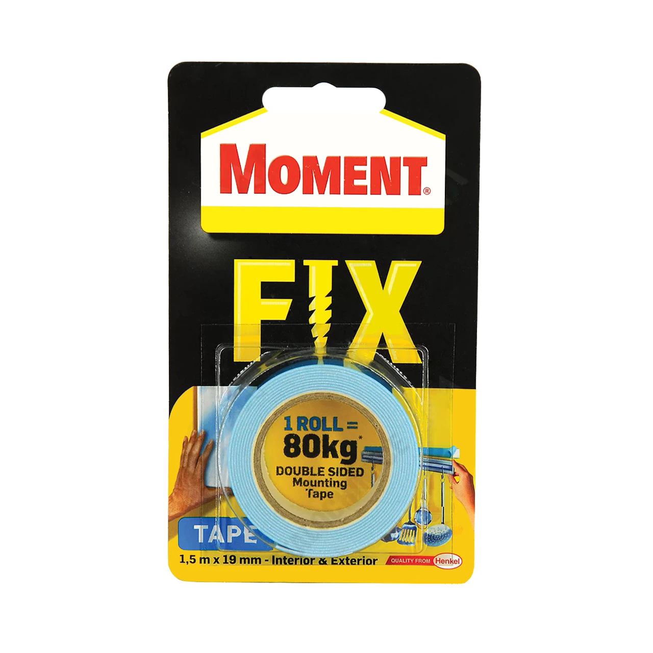 moment fix banda dublu adeziva puternica 19 mm 1